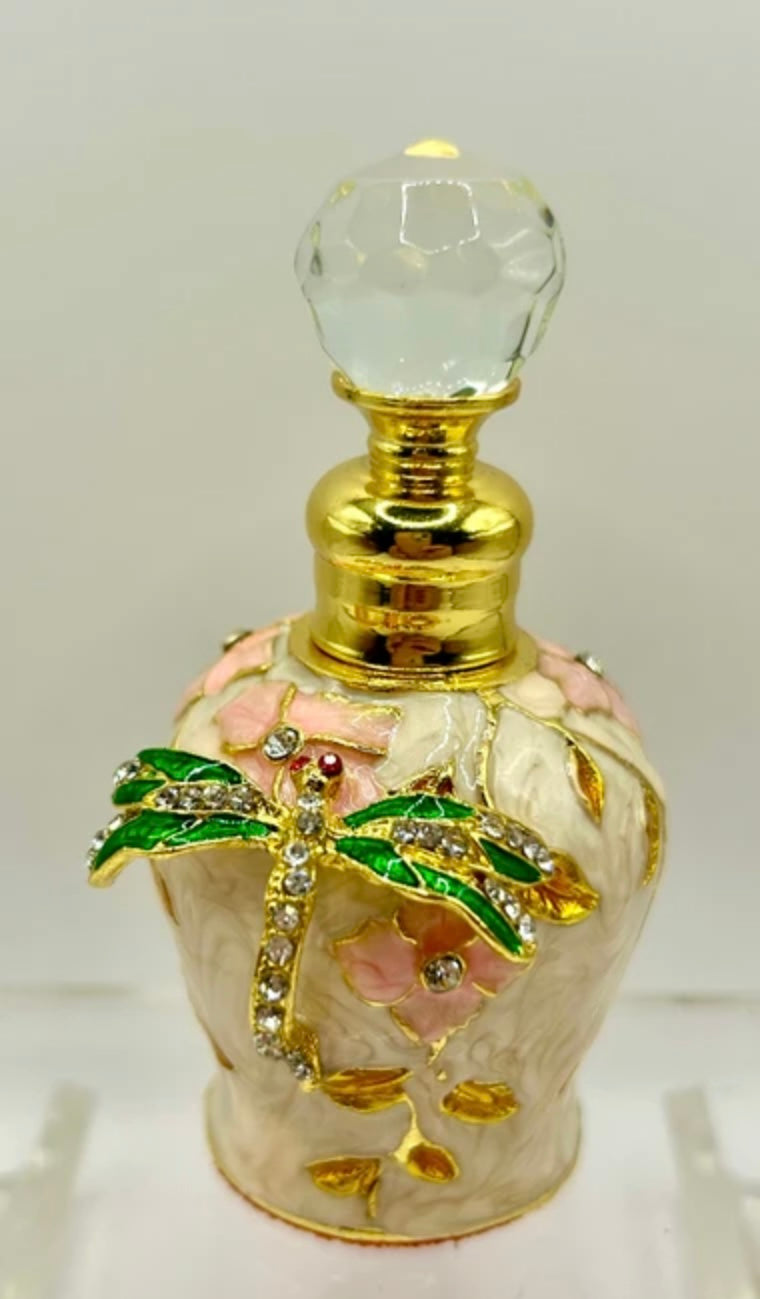 PB-Pink floral with Dragonfly