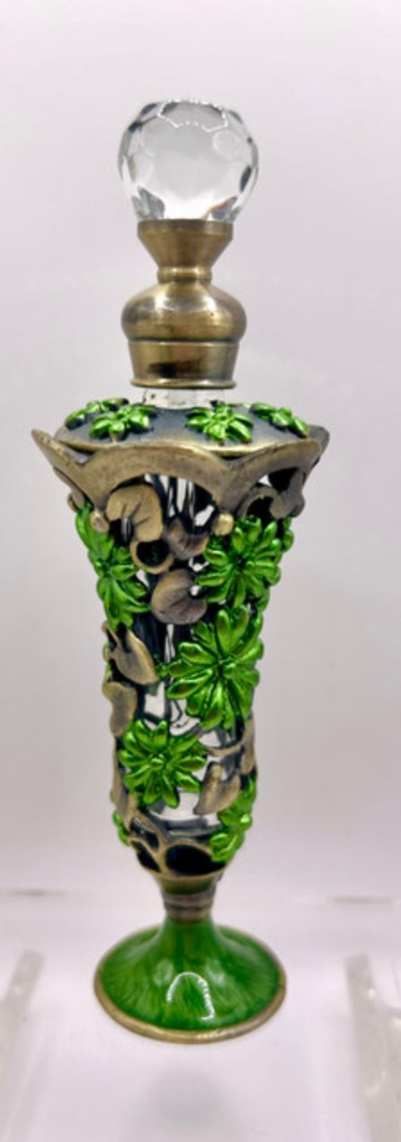 PB-Green tall perfume bottle
